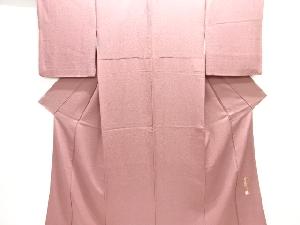 草木染　鮫小紋着物